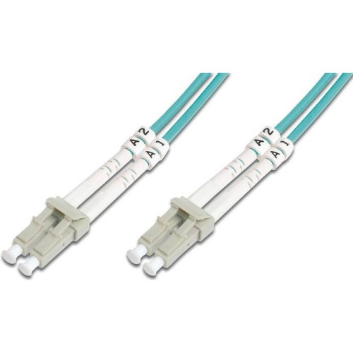 Патч-корд волоконно-оптичний DIGITUS LC/UPC-LC/UPC, 50/125, MM, OM3, duplex, 5м