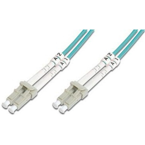 Патч-корд волоконно-оптичний DIGITUS LC/UPC-LC/UPC, 50/125, MM, OM3, duplex, 3м