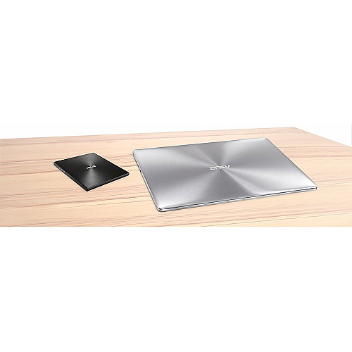 Привід оптичний портативний ASUS ZenDrive SDRW-08U7M-U DVD+-R/RW burner M-DISC USB2.0 чорний Retail Box Slim