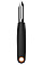 Овощечистка вертикальная Fiskars Functional Form, 26.7см, нержавеющая сталь, пластик, черный