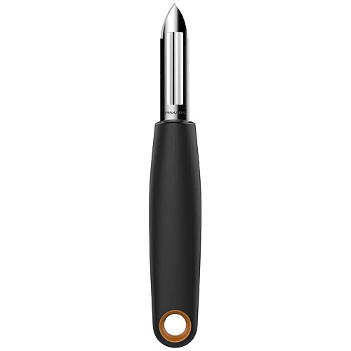 Овощечистка вертикальная Fiskars Functional Form, 26.7см, нержавеющая сталь, пластик, черный