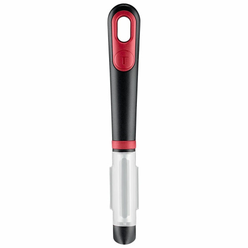 Овочечистка Tefal Ingenio+, нержавіюча сталь, пластик, червоно-чорний