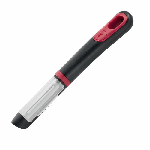 Овочечистка Tefal Ingenio+, нержавіюча сталь, пластик, червоно-чорний