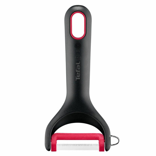 Овочечистка Tefal Ingenio+, нержавіюча сталь, пластик, червоно-чорний