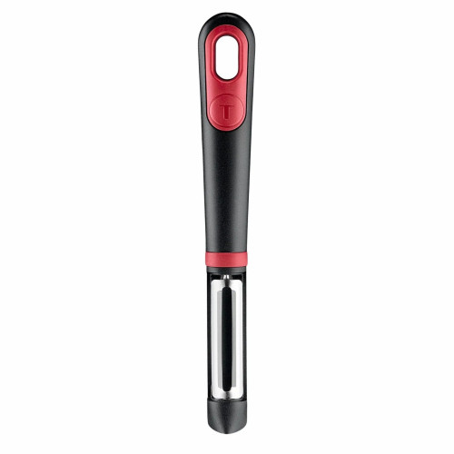 Овочечистка Tefal Ingenio+, нержавіюча сталь, пластик, червоно-чорний