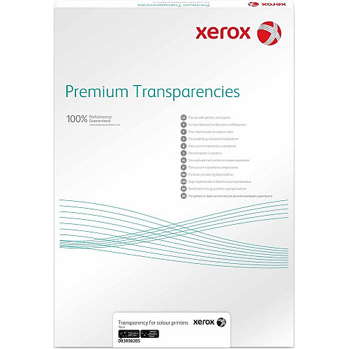 Плівка прозора Xerox A4 100арк. без підложки