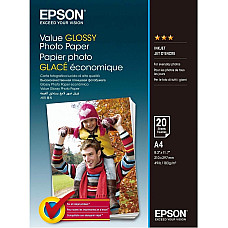 Бумага Epson A4 Value Glossy Photo Paper 20 л.