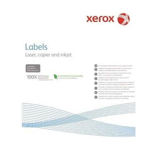 Наклейка Xerox Mono Laser 8UP (прямі кути) 105x71mm 100арк.