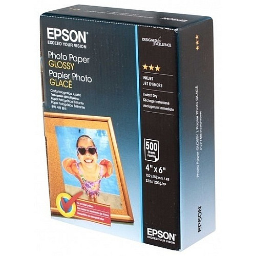 Папір Epson 100mmx150mm Glossy Photo Paper, 500 арк