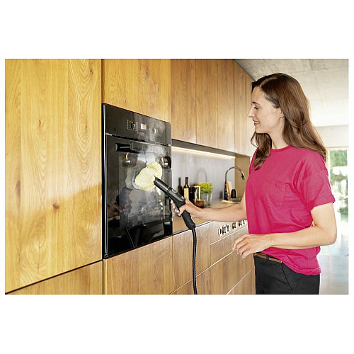 Пароочисник Karcher SC 4 Deluxe Iron, 2200Вт, 1300мл, 4Бар, праска, швабра, білий