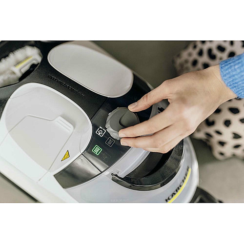 Пароочисник Karcher SC 5 EasyFix Iron, 2250Вт, 1500мл, 4.2Бар, праска,швабра, білий