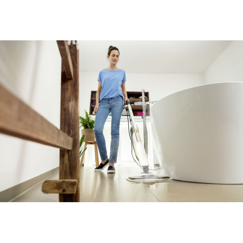 Парова швабра Karcher безпровідний SC 3 Upright, 220-240Вт, конт пил -0.5л, білий