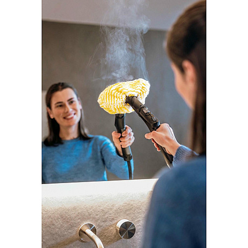 Пароочисник Karcher SC 5 EasyFix Iron, 2250Вт, 1500мл, 4.2Бар, праска,швабра, білий