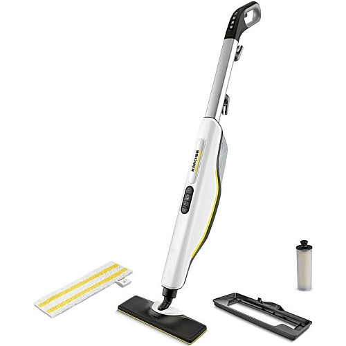 Пароочиститель Karcher SC 3 Upright, 1900Вт, 1000мл, 3.5Бар, (паровая швабра), белый