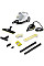 Пароочисник Karcher SC 4 EasyFix Iron, 2000Вт, 800мл, 3.5Бар, праска в компл, біло-чорний