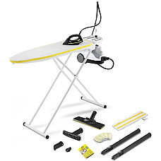 Пароочисник Karcher SI 4 EasyFix Iron, 2000Вт, 800мл, 3.5Бар, глад.дошка, праска, швабра, білий