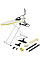 Пароочиститель Karcher SI 4 EasyFix Iron, 2000Вт, 800мл, 3.5Бар, глад.доска, утюг, швабра, белый