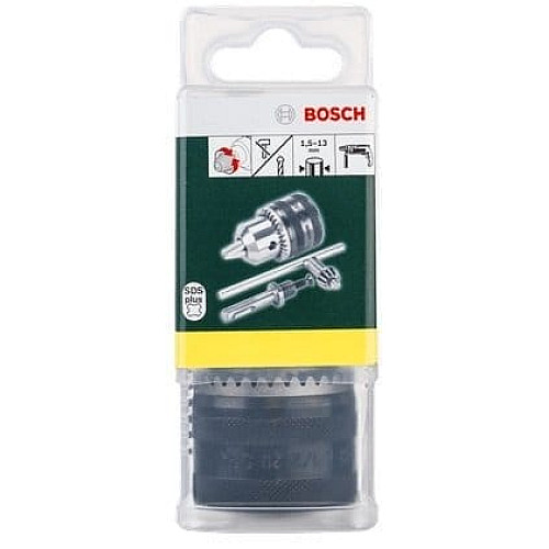 Комплект для кріплення свердл на перфоратор Bosch Professional патрон+перехідник+ключ SDS-plus 1/2 RL 13мм 0.4г