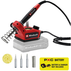 Паяльник акумуляторний Einhell TE-SI 18/480 Li E - Solo 18В 205-480°С LCD-дисплей 0.1кг без АКБ та ЗП