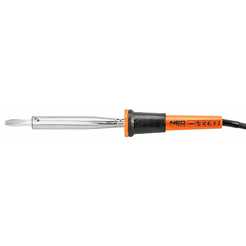 Паяльник електричний Neo Tools 100Вт 500°C нікельована мідь