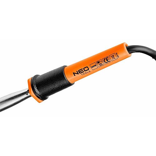 Паяльник електричний Neo Tools 100Вт 500°C нікельована мідь