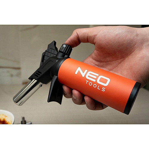Паяльник газовый Neo Tools 1200°C топливо 12.6гр пьезоподжиг