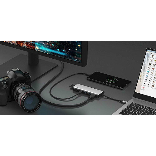 Хаб Belkin USB-C 7в1 HDMI/2хUSB-A/USB-C/SD/microSD/jack3.5