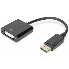 Адаптер DIGITUS DP 1.1 - DVI Full HD, M/F, 0.15м