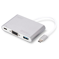 Хаб DIGITUS USB-C > VGA/USB-A/USB-C
