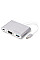 Хаб DIGITUS USB-C > VGA/USB-A/USB-C
