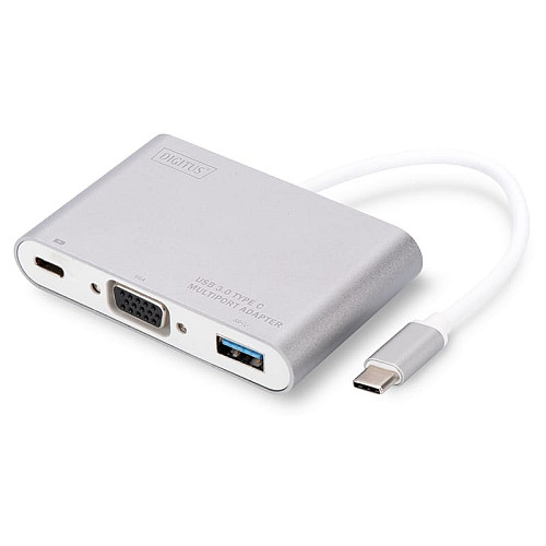 Хаб DIGITUS USB-C > VGA/USB-A/USB-C