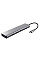 Адаптер Trust Dalyx 7in1 USB-C> 2xUSB-А 3.2/2xUSB-С/2xHDMI/Display Port, Алюміній, 0.16м, Сірий