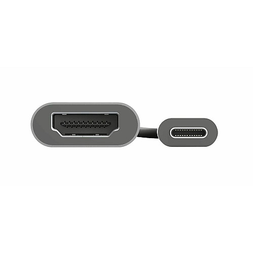 Адаптер Trust Dalyx USB-C > HDMI, 0.2м, Алюміній, чорний