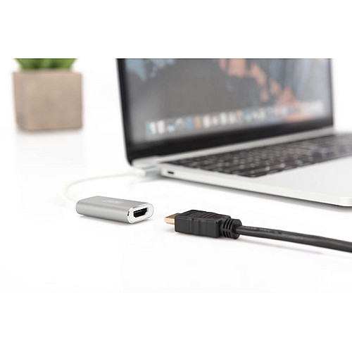Адаптер DIGITUS USB-C - HDMA UHD 4K, M/F, 0.2м