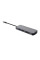 Адаптер Trust Dalyx  8in1 USB-C> 1xUSB-А 3.2/USB-A 2.0/2xUSB-С/HDMI/Ehernet/SD/microSD, Алюміній, 0.15м, Сірий