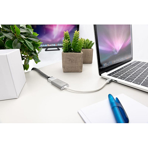 Адаптер DIGITUS USB-C - HDMA UHD 4K, M/F, 0.2м