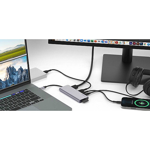 Хаб Belkin USB-C 7в1 HDMI/2хUSB-A/USB-C/SD/microSD/jack3.5