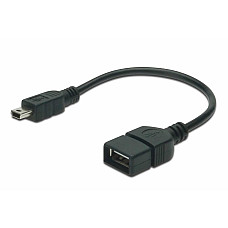 Адаптер DIGITUS miniUSB > USB-AF, OTG