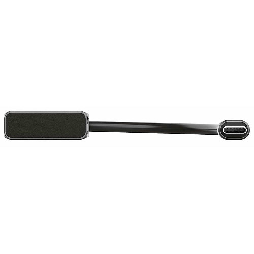Хаб Trust Halyx USB-С > 3xUSB-А 3.2/SD/microSD, Алюміній, 0.15м, Сірий