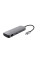 Адаптер Trust Dalyx  8in1 USB-C> 1xUSB-А 3.2/USB-A 2.0/2xUSB-С/HDMI/Ehernet/SD/microSD, Алюміній, 0.15м, Сірий