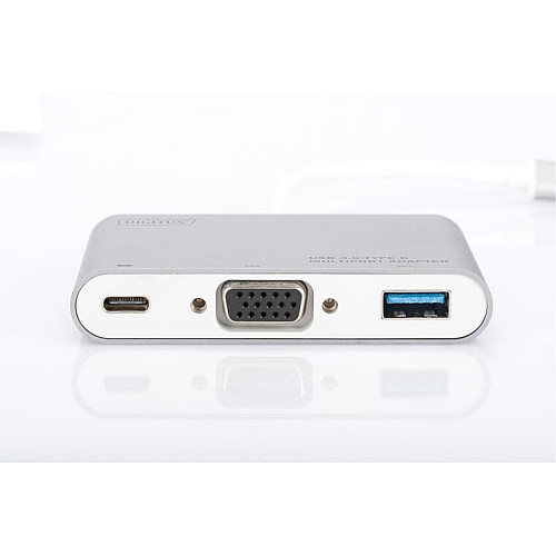 Хаб DIGITUS USB-C > VGA/USB-A/USB-C