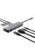 Адаптер Trust Dalyx  8in1 USB-C> 1xUSB-А 3.2/USB-A 2.0/2xUSB-С/HDMI/Ehernet/SD/microSD, Алюміній, 0.15м, Сірий