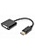 Адаптер DIGITUS DP 1.1 – DVI Full HD, M/F, 0.15м