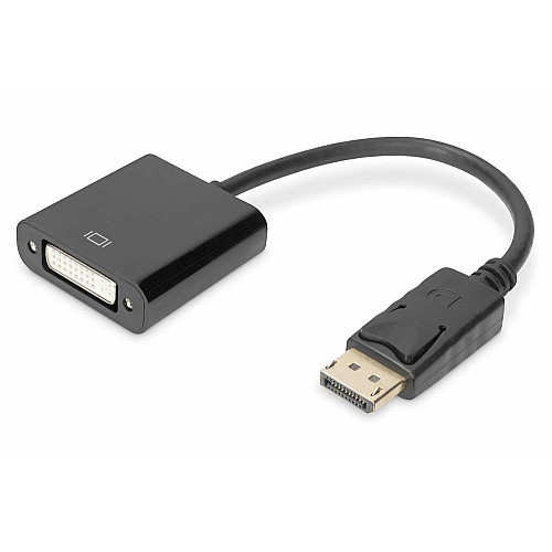 Адаптер DIGITUS DP 1.1 – DVI Full HD, M/F, 0.15м