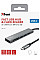 Хаб Trust Halyx USB-С > 3xUSB-А 3.2/SD/microSD, Алюміній, 0.15м, Сірий