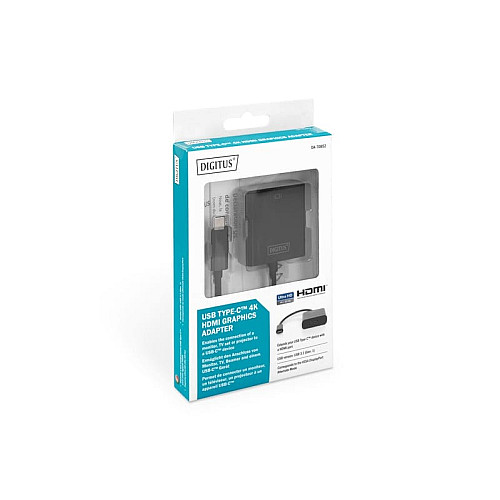 Адаптер DIGITUS USB-C > HDMI, UHD 4K