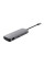 Адаптер Trust Dalyx  8in1 USB-C> 1xUSB-А 3.2/USB-A 2.0/2xUSB-С/HDMI/Ehernet/SD/microSD, Алюміній, 0.15м, Сірий