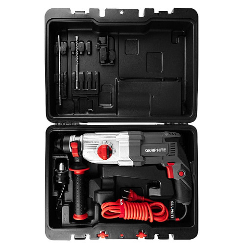 Перфоратор GRAPHITE SDS-plus 900Вт 3.4Дж кейс 6.1кг