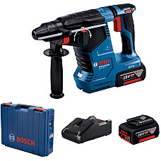 Перфоратор акумуляторний Bosch Professional GBH 187-LI SDS-Plus 18В 2х5А·год 2.4Дж 2.9кг кейс