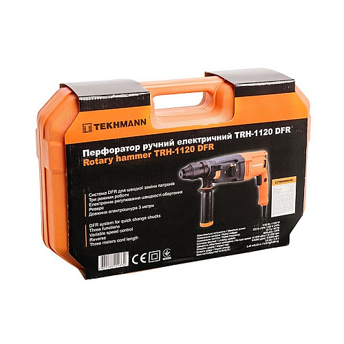 Перфоратор Tekhmann TRH-1120 DFR SDS-Plus 1120Вт 3Дж 3.5кг